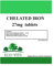 CHELATED Iron 27mg 120 Tablets Fatigue, RED Blood Cells