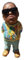 Doyomtoy Rap Star Cool Hip Hop Legends Resin Ornaments, Car or Desktop Statues,for Cake Topper, Living Room, Office, Guy Doll Rapper 2Pac, Shakur, Pac, Snoop.………
