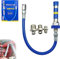 ZXCVWWE High Pressure Grease Coupler - Strong Lock On Grease Tool Couplers, Lock N Lube Grease Gun Coupler Adapter, Fittings Extensions, Heavy-Duty, Fits All Grease Guns, Lube Pro Plus