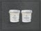 Impera Italia Gimcyn Luxury - Textured, Metallic Effect, Iridescent Wall Paint Bundle. Includes 1kg of Paint and 0.5L of Primer - Covers 5SQM - In Colour GREY PEARL.