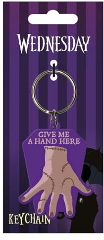 Wednesday Thing PVC Keyring