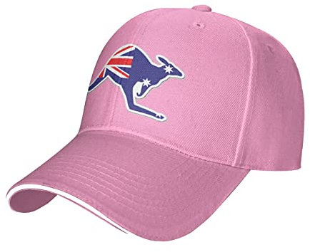 Oudrspo Kangaroo Australian verstellbare Sandwich Bill Hat Baseball Cap Trucker Cap