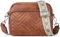 BOSTANTEN Umhängetasche Damen, Klein Handtasche Damen Umhängetasche Crossbody Bag mit Breitem Gurt Handytasche Zum Umhängen Frauen,Braun