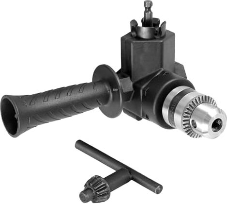Winkelbohrvorsatz Mit Schnellspann Bohrfutter, Winkelvorsatz Rechtwinkliger Bohreradapter, 90 Degree Drill Attachment, Rechtwinkliger Adapter (A)