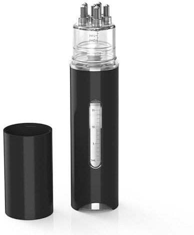 Haaröl-Applikator, kopfhaut massagebürste，hair oil applicator，massagebürste haare，haar massagebürste，hair oiling applicator，kopfhaut applikator，kann für Minoxidil (Schwarz)