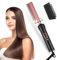 Peine Caliente Eléctrico, 50W Peine Alisador de Cabello 3 In 1 Peine Eléctrico Peine Rizador Peine para Barba de Hombre, 120-230℃ Temperaturas Ajustable, Apagado Automático