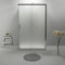 Box Doccia 3 Lati 80x80x80 cm - Cabina Doccia con Porta Scorrevole, Cristallo Temperato 6mm, Opaco e Anticalcare con Profilo in Alluminio Cromato e Chiusura Magnetica - Facile da Installare