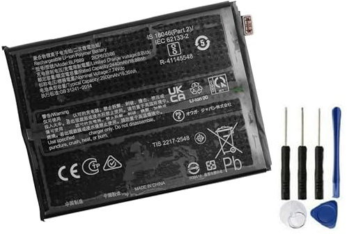 Uniamy Replacement Battery Compatible With BLP889 Find X5 Pro PFEM10 CPH2305 PFFM20 7.74V,2500mAh/19.35Wh