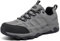 SHULOOK Herren Wanderschuhe Wasserdicht Leichte rutschfest Trekkingschuhe Outdoorschuhe Grau Gr 43EU