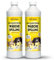 bio-chem Geruchsentferner Wäschespülung 2x 1000 ml - Mikrobiologischer Wäsche Enzymreiniger mit Messbecher - Geruchsneutralisierer gegen Geruch von Urin, Hund & Katzen für alle Textilien - Made in DE