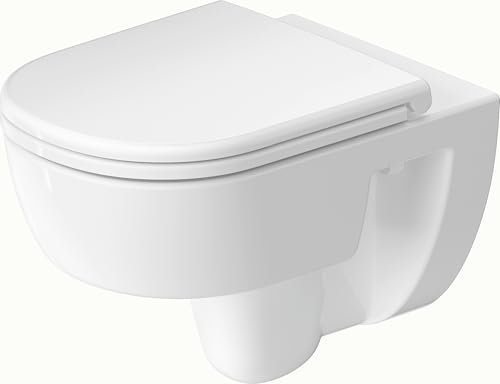 Duravit D-Code inodoro suspendido, lavable, sin borde, 370x540x360mm, 4/2 litros, blanco brillo intenso, 2513090000