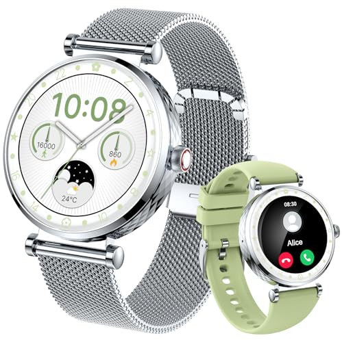 Matast Smart Watch 1.19 AMOLED Ultra-Clear Display 2025, Smart watches for Women with 110+ Sports Modes/Heart Rate/Sleep Monitor, Smartwatch IP68 Waterproof for iPhone/Android