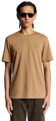 Lyle & Scott Mens Logo T-Shirt Short Sleeve Lifestyle Cotton Tigers Eye S