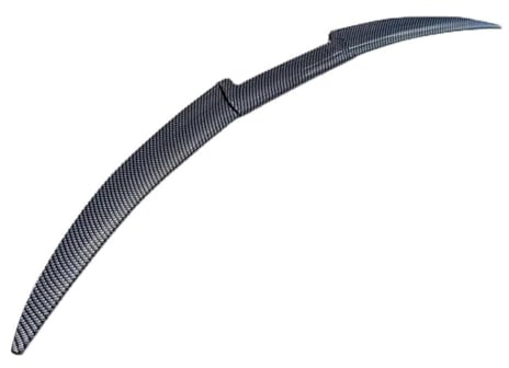 THJKCVSD Auto Heckspoiler, für Tesla Model 3 2017-2021 Hintere Kofferraum Dachspoiler, Auto Kofferraum Spoiler Heckflügel Lippe Spoiler Kofferraumspoiler,B/Carbon Fiber Look