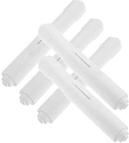 Hemobllo 5 Stück Weiße Federstangen aus Abs für Toilettenpapierhalter Hohe Festigkeit und Verformungsbeständig Ersatzrolle für Wc Papierhalter im Bad