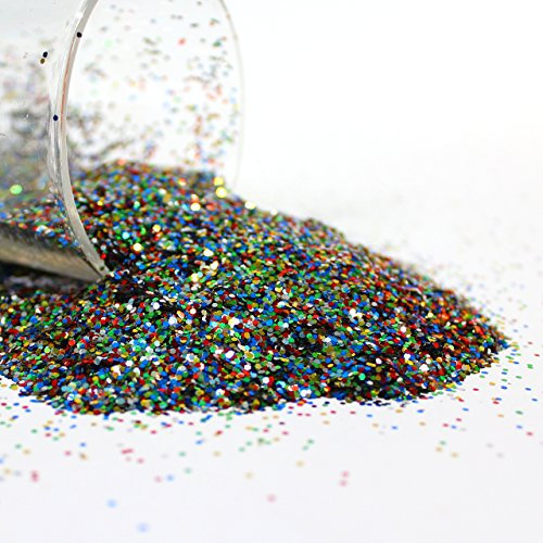 Multi Coloured Non-Toxic Large Sparkly Craft Glitter Giant Shaker Tub for Kids 400g by BCreative ®