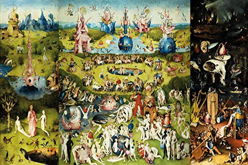 1art1 Hieronymus Bosch Poster Der Garten Der Lüste, 1500 Kunstdruck Bild 60x40 cm