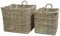 Panier en osier avec anse – Panier de jardin tressé – Pot de fleurs pour Décoration Panier à linge Groß: 50cm marron naturel