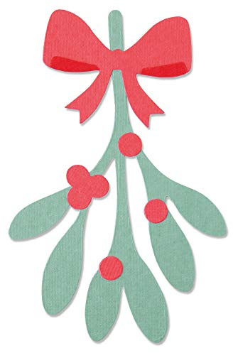 Sizzix 664461 Bigz Stanzschablone Mistelblätter von Jen Long
