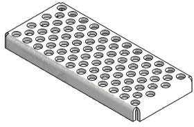 Griglia braciere originale CADEL per stufe a pellet Family, Solaris, Martina, Vanessa cod. 4D2401200401
