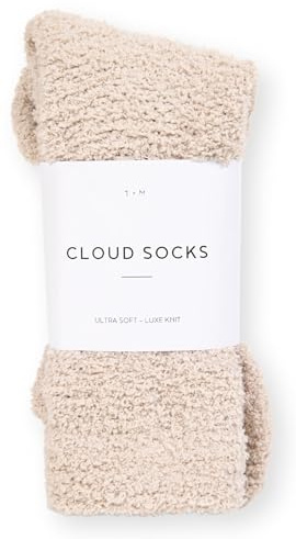 Unboxme Gifts Warm & Cozy Ultra-Luxe Cloud Socks for Women & Men - Super Soft Luxurious Sleep Socks Easter Basket Stuffer Gift