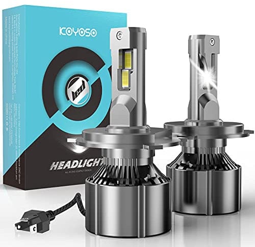 KOYOSO H4 LED Bombilla 19000LM 110W para 12V Automóvil