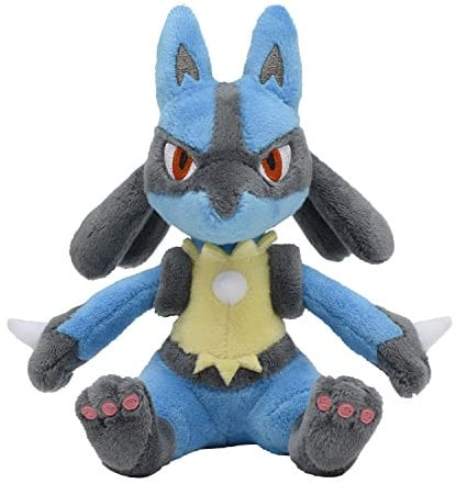 Lucario Sitting Cuties Plush - 15.5 cm