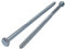 Marcopol (2 Stück) DIN 571 Verzinkter Stahl Sechskant-Holzschrauben M10 x 300 mm, Sechskantschraube, Schlagschrauben, Sechskantkopf, Schlossschrauben (2, M10 x 300 mm), Silber