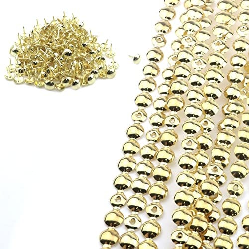 WDONAY Lot de 10 bandes décoratives de 1 m pour meubles et canapés avec clous simples (doré)