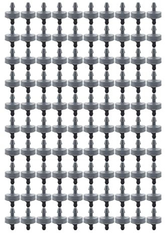 Goutteur Irrigation, Système Irrigation Jardin Kit Goutte Automatique Arrosage émetteur Buse 100Pcs Sac 4L Compensation Pression Accessoire équipement Outil Arroseur Réglable Micro Flow Drip Head