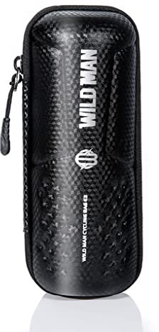 WILD MAN Fahrradtasche Fächer Mountainbike Tasche Outdoor Radfahren Stoßdämpfung Schlüssel Handyhalter Für MTB Pack, Schwarzer Streifen