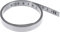sourcing map Self Adhesive Tape Measure 300cm Metric Right to Left Read Sticky Measuring Tape Steel Workbench Ruler, Silver Tone