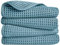 Polyte - 4 Serviettes de Bain en Microfibres - pour Les Mains - sèche Rapidement/ne Peluche Pas - Tissu alvéolé - Vert - 40 x 76 cm