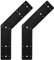 Sihnman 135 Degree Angle Bracket (2 pc) Powder Coated 3mm Structure Steel Plate for Pergola, Truss, and Frame as Joining Plate, Mending Plate, Gable Plate, and Corner Bracket.