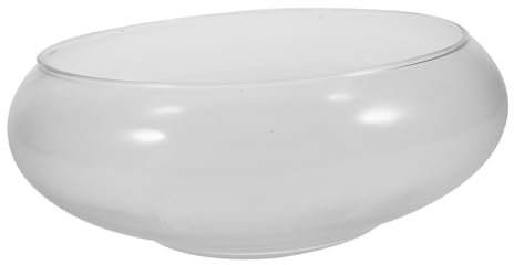 PATKAW Blumentopf aus Glas Bürodekoration Aquarium Zimmerpflanze Blasenschale Glas cm Vase Bonsai-Kit Fischglas aus Glas Fischglashalter Erwachsener Container Lotustopf Narzissen Leuchter