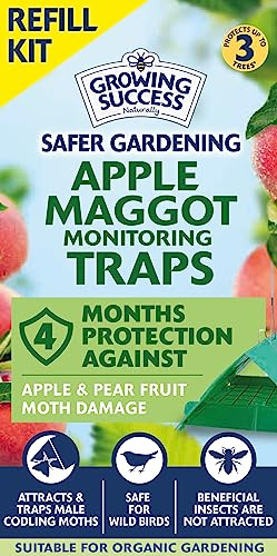 Apple Maggot Traps Refill Kit, Monitoring Trap, Pest Control, Suitable For Organic Gardening, Traps Moths Which Damages The Fruits