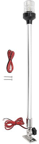 Boots-Ankerlicht, 22-Zoll-LED-Klappboot-Hecklicht, 360°-Rundum-LED-Heckmastlicht, IP66 Wasserdicht für Fischerboote, Yachten, Schiffe