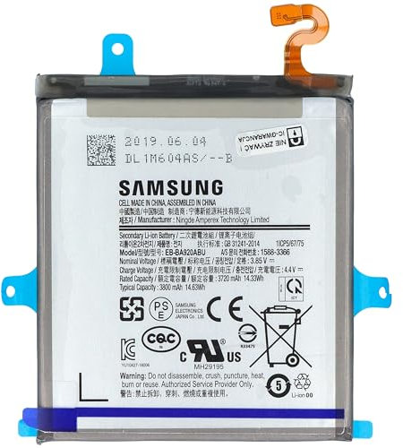 INNCOMM Batterie EB-BA920ABU für Samsung Galaxy A9 (2018) A920 | Smartphone Handy Akku Original GH82-18306A | Li-Ion Zellen | 3.85V 3800mAh | Ersatzakku Markenakku | mit Würfel