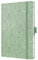 SIGEL J5353 Wochenkalender Jolie 2025, Green Monstera, ca. A5, Hardcover, Gummiband, Stiftschlaufe, Einstecktasche, 174 Seiten, vegan, Buchkalender, Terminplaner