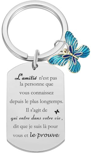 Meilleure Amie Femme Cadeau Amie Porte Clés Femme Cadea u Amitié Cadeau Anniversaire Fem me Idee C adeau Femm e Personnalisé Cadea u Collègue De Travail Fem me