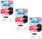 3er Pack Little Joe Lufterfrischer fürs Auto zur Montage an jedem Lüftungsgitter +/-45 Tage Frische im Auto (Erdbeer/Rose)