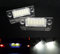RZG 2x LED Licence Number Plate Light White For Transporter V T5 Multivan Caddy III IV Jetta III Superb I