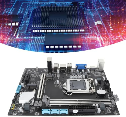 LGA 1151 Motherboard Desktop-Computer-Motherboard MATX Dual Channel DDR4 SATA 3.0 Gigabit Netzwerk HD VGA-Ausgang Desktop-Motherboard für Computer