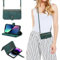 xinyunew Premium Leder Klapphülle für Huawei P30 Pro, Flip Case mit Band, Kartenfächer, Magnetverschluss, Grün