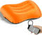 Tavaler Aufblasbars Kissen Ultralight Outdoor Camping Kissen, Camping Kopfkissen Aufblasbar Ergonomisches Reisekissen Aufblasbar Strandkissen (rutschfest+Orange)