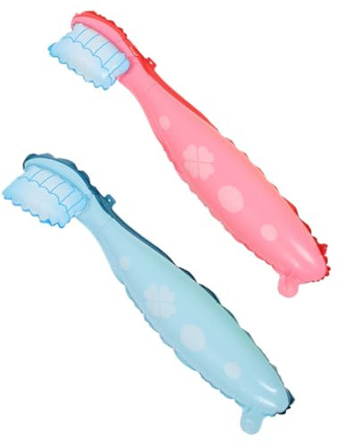 COLLBATH Großer Zahnbürsten Ballon Und Kinderparty Dekoration Aufblasbar Farbig Kreative Zahnputz Deko Für Kleinkinder