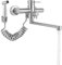 MINRS Grifo de cocina montado en la pared con pistola pulverizadora 360 ° grifo de cocina frío y caliente monomando grifo de cocina mezclador de cocina para montaje en pared