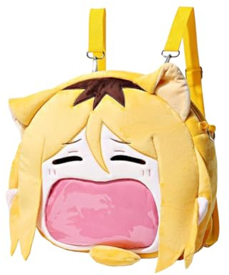 Zhongkaihua Shoyo Hinata süßer Plüsch-Rucksack mit Aufbewahrung, Plüschpuppe und Anstecknadel-Display-Tasche für Kinder, Mädchen, Jungen, Typ 3, 35*35cm