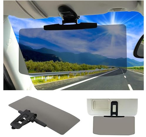 WSDUILA Auto Visier für Citroen C3 2020-2025, Blendfreies Visier 2-in-1-Automobil Anti Block Visier Blendfreier Blendfreier