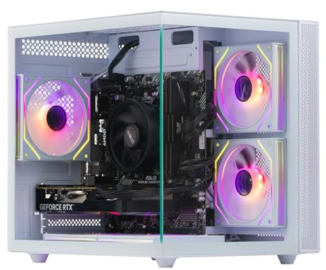 Veno Scorp Gaming PC – Intel Core i5 12th Gen 6-Core, 16GB 3200MHz RAM, 1TB NVMe SSD, RTX 5060 8GB, 650W PSU, 240mm Liquid Cooler, Windows 11, Mini Nemesis 3 White ARGB